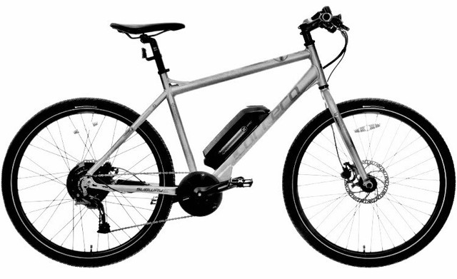carrera subway mens electric hybrid bike